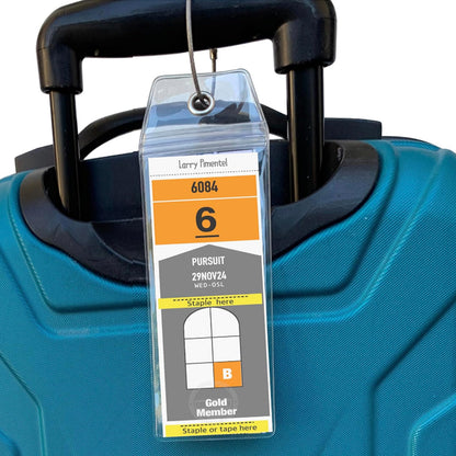10 Pcs Cruise Luggage Tags PVC Suitcase Tag Holders Cruise Essentials