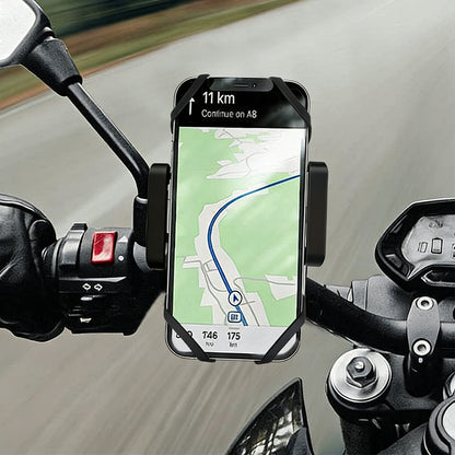Universal Motorcycle Bike Phone Mount Holder Handlebar Cell Phone Clamp