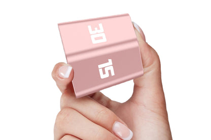 Cube Timer Rotating Timer with Vibration Adjustable Volume Countdown-Pink