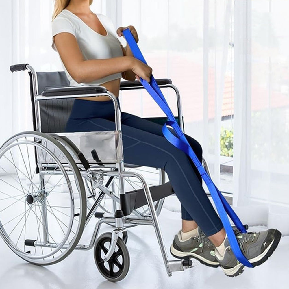 Multi-Loop Leg Lifting Strap Mobility Aid for Independent Living & Care