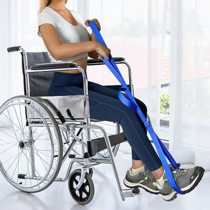 Multi-Loop Leg Lifting Strap Mobility Aid for Independent Living & Care