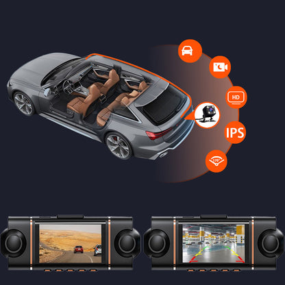 4 Channel Dash Cam Built in WIFI And App Control Car Camera With 64G Card
