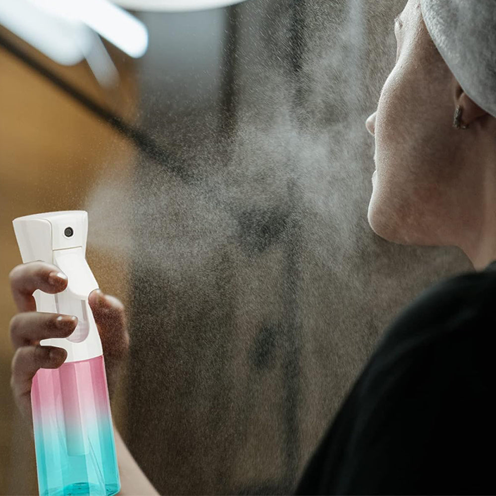 2Pcs Continuous Spray Bottle Fine Mist for Hair Styling
