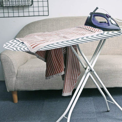 Heat Retaining Felt Ironing Board Cover Easy Fitted Elastic Edge-Waves