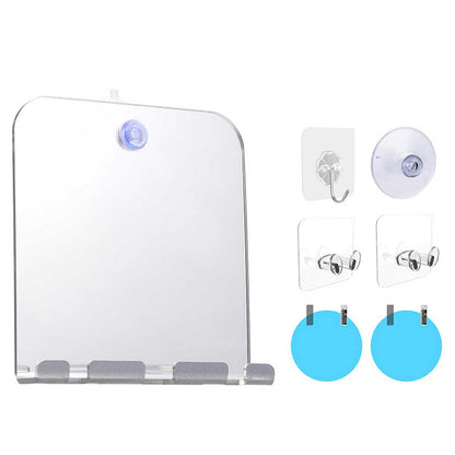 Fogless Shower Mirror Acrylic Shaving Mirror Rectangular