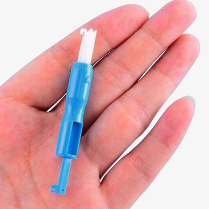 5 Pack Sewing Needle Threaders Quick Threading Tool-Blue