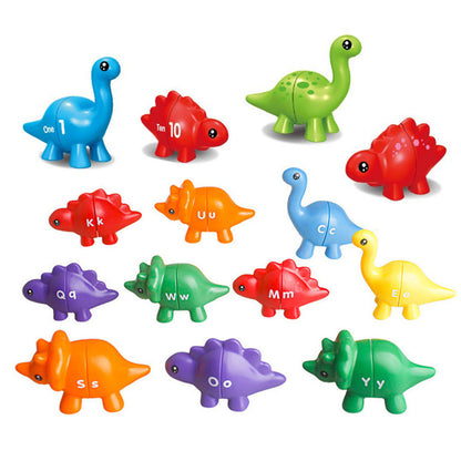Dinosaur Alphabet Matching Toys Educational Learning Game for Kids