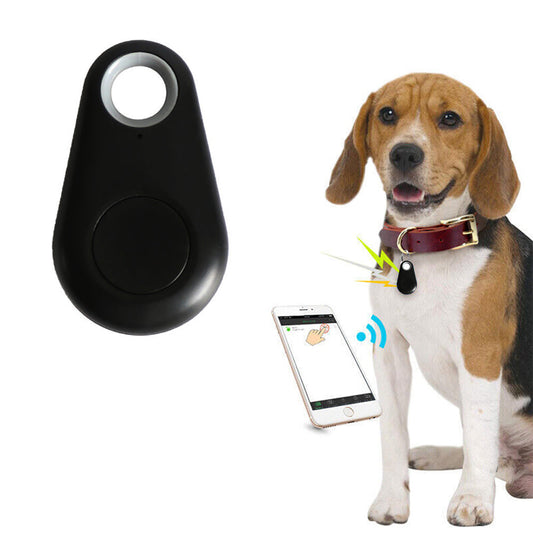 Wireless Smart GPS Tracker Bluetooth Alarm Locator for Kids Pets Wallet Keys Anti Lost Black