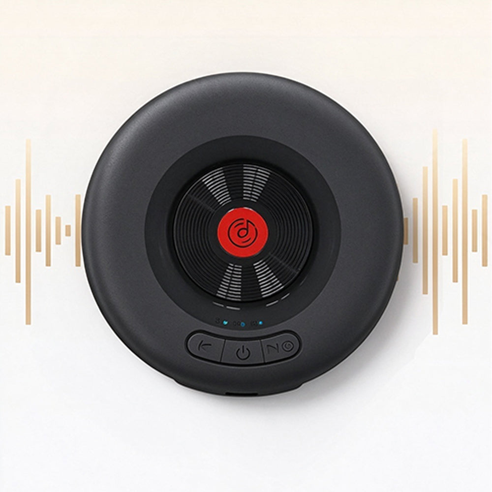 Bluetooth 6.0 Pillow Speaker Ultra Thin Sleep Speaker - Black