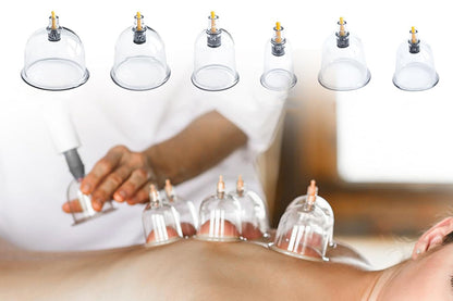 32Pcs Cupping Set with Pump Chinese Acupoint Cupping Therapy for Cellulite Reduction