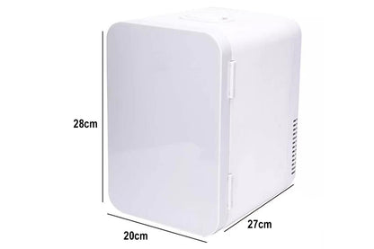 2 in 1 8L Mini Fridge Portable Freezer Drinks Beer Cooler Warmer Bar Freezer Ice Cosmetics Home Refrigerator