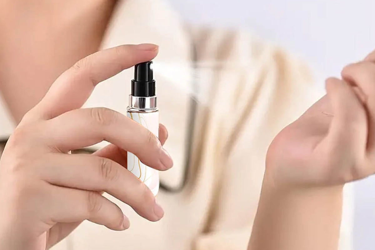 6pcs 5ml Refillable Mini Perfume Bottle Portable Travel Spray Atomizer