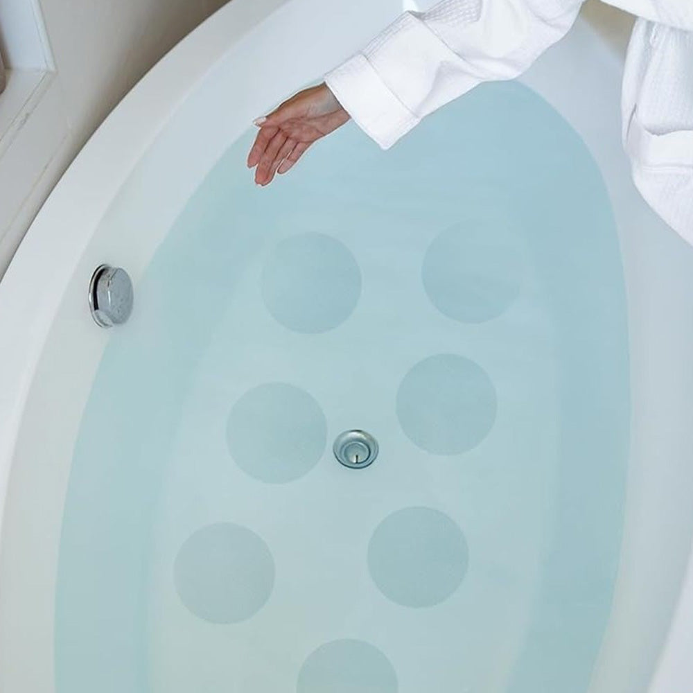 12Pcs Anti-Slip Shower Stickers for Tub Shower Floor Clear Non-Slip Bathtub Stickers