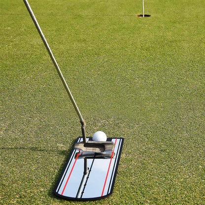 Golf Putting Mirror for Swing Practice Posture Correction Portable Putting Practice Trainer