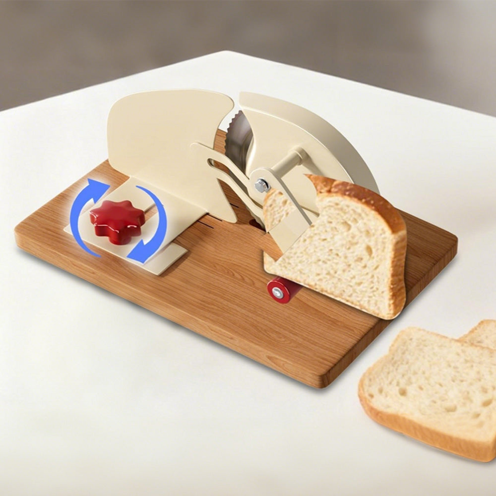 Adjustable Bread Slicer Manual Bread Cutter for Homemade Sourdough Bread