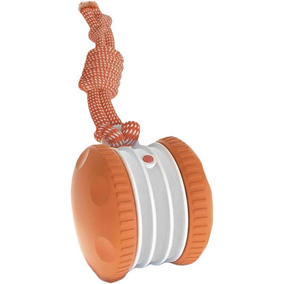 Interactive Pet Rolling Ball Toy Rechargeable Automatic Play Ball for Cats and Dogs-Orange