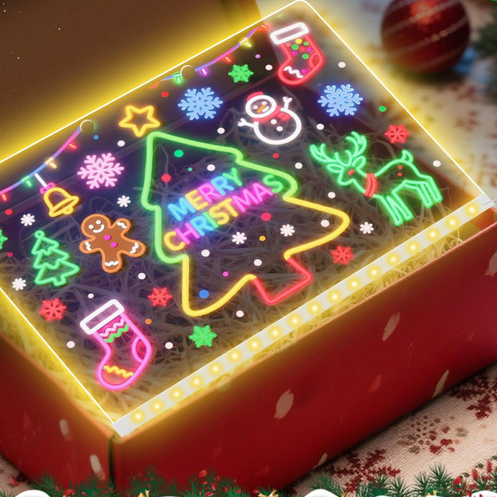 LED Glow Light Drawing Board Dry Erase Boards