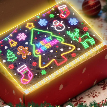 LED Glow Light Drawing Board Dry Erase Boards