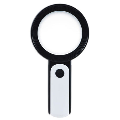 30X Magnification Magnifying Glass Handheld Magnifier with 3-Mode LED Light