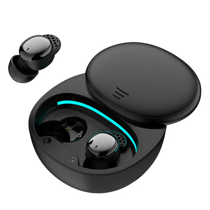 In Ear Sleep Headphones with Digital Power Display Invisible Noise Blocking Earphone for Side Sleepers Black