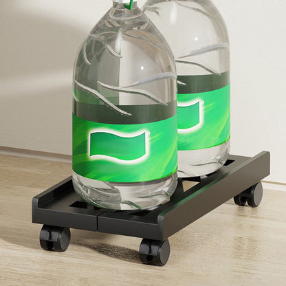 Adjustable PC Case Stand with Wheels Universal Computer Tower Holder Cooling Rack