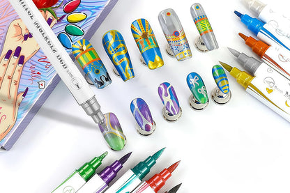 10 Piece Nail Art Pens Set
