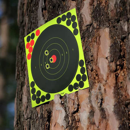 50Pcs Set Adhesive Shooting Target Papers Reactive Splatter Targets
