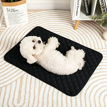 Washable Puppy Pads Waterproof Non Slip Reusable Dog Pee Pads for Floor-Black
