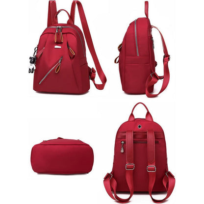 Student Laptop Backpack Middle High School Bookbag Travel Daypack-Red