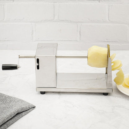Manual Potato Tornado Spiral Slicer Stainless Steel