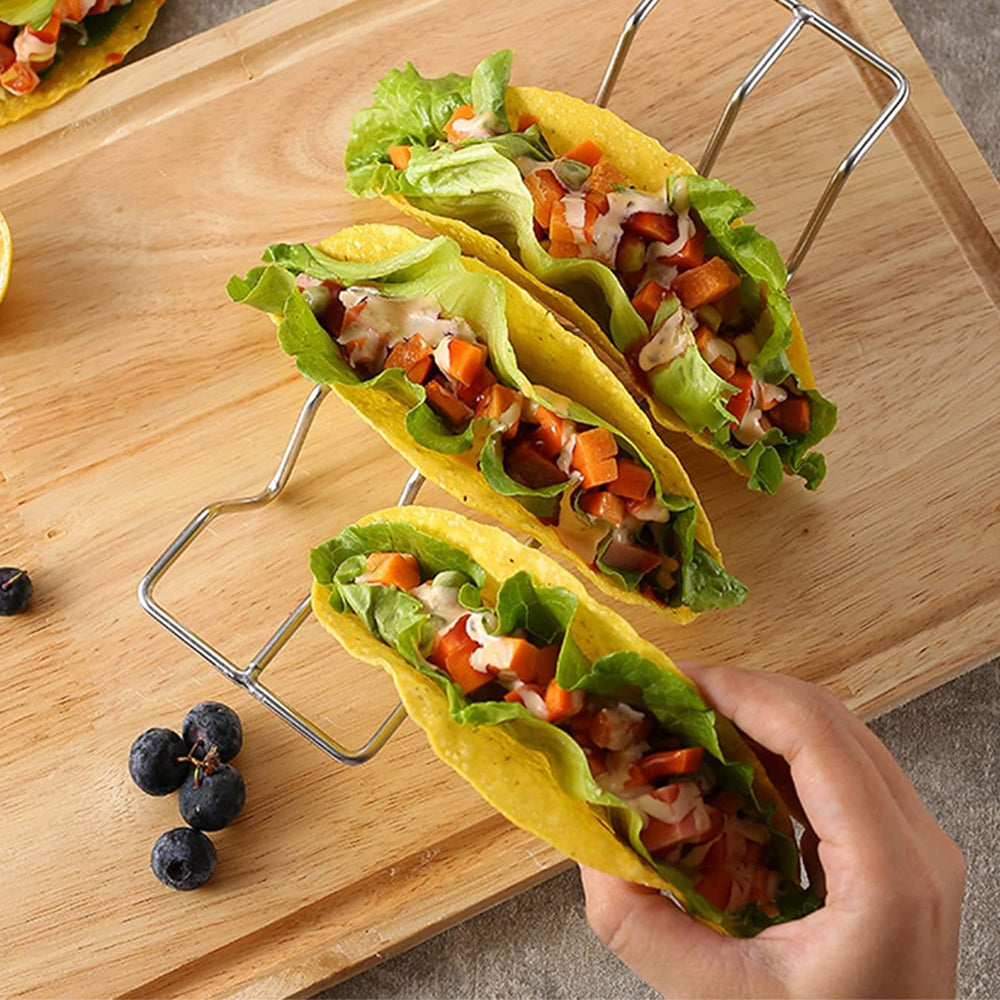 Stainless Steel Taco Holder For Taco Bar Gifts Accessories Oven Safe For Baking