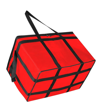 Insulated Bags Food Delivery Pizza Delivery Bags for Grocery Shopping Catering-Red