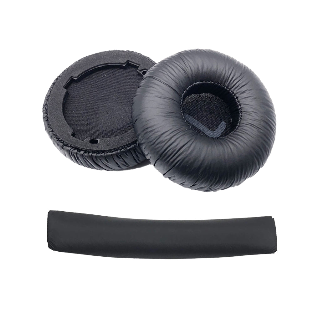 Headworn Heaphone Protector Set Ear Pads Cushion and Headband for JBL Tune600BT T520BT T510BT T500BT T450BT Black