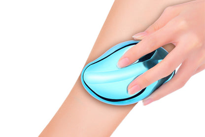 Portable Reusable Crystal Skin Epilator For Women And Men Legs Back And Body-Blue