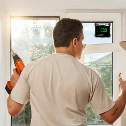 Digital Inclinometer with Metal Surface Attachment LCD Angle Finder with Backlight for Table Saws, Pipes & Vents