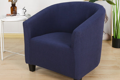 Club Chair Slipcover Stretch Barrel Chair Cover Tub Chair Slipcover -Blue
