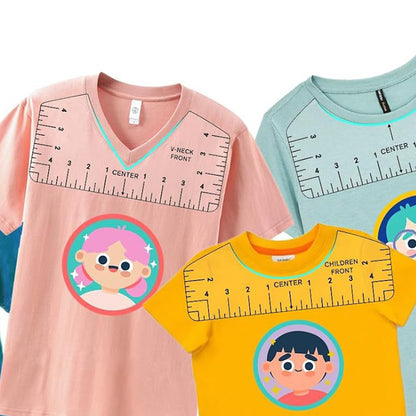 9Pcs T Shirt Alignment Ruler Guide for Heat Press Printing
