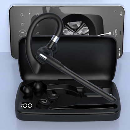 Wireless Car Bluetooth Headset with Rotating Ear Hook