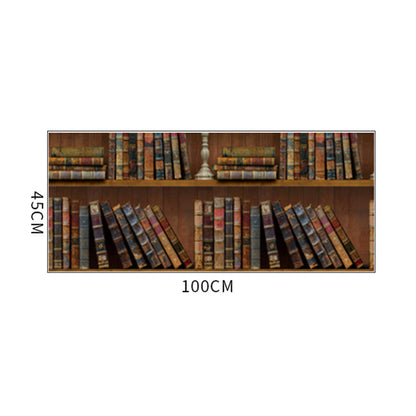 3D Vintage Bookshelf Pattern Wallpaper 3D Wall Murals