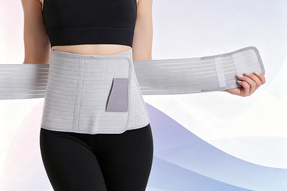 Bamboo Charcoal Fiber Belly Band - Grey