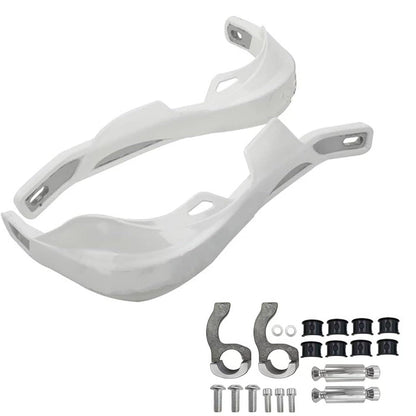 Universal Motorcycle Handguards Crash Protection Hand Guards for Bikes White