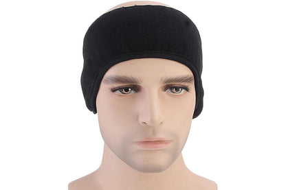2 Pieces Ear Warmer Running Headband - Black and Grey