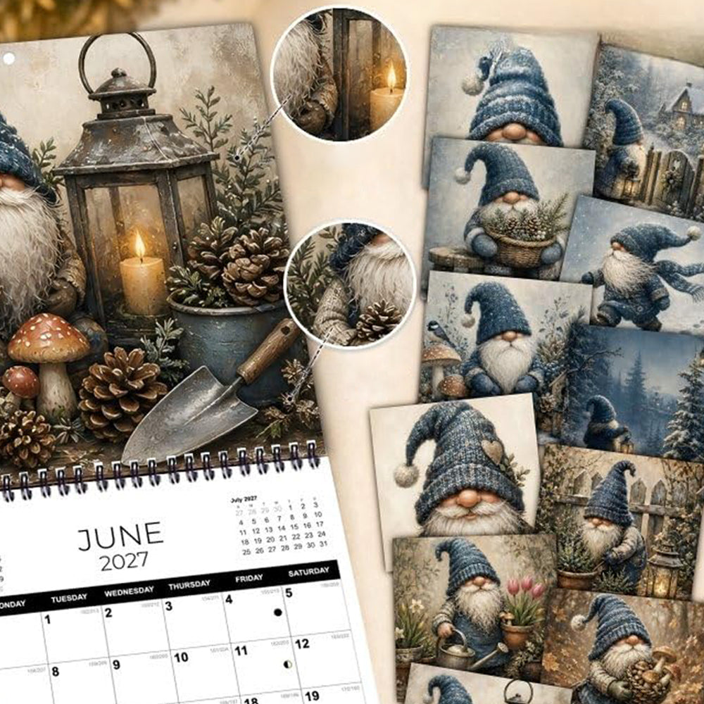 3 Pack 2027 Wall Calendar from January to December Yearly Wall Calendar