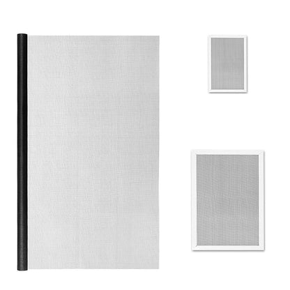 DIY Window Screen Repair Kit Fiberglass Mesh with Tools-Black