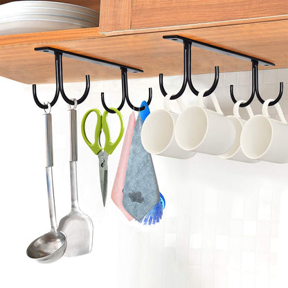 3Pcs Mug Hooks Under Cabinet Coffee Mug Holder for Kitchen Utensils