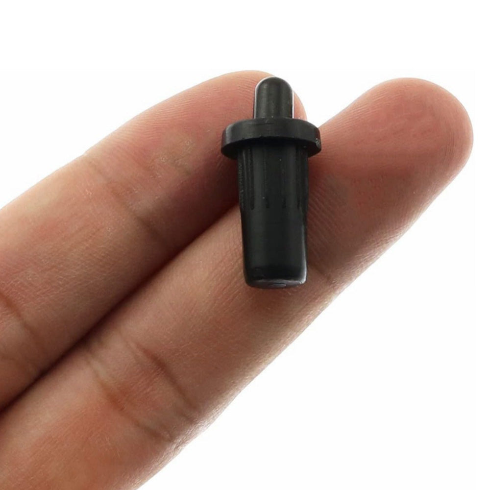 50 Pieces Plastic Spring Pivot Pins for Plantation Shutters - Black