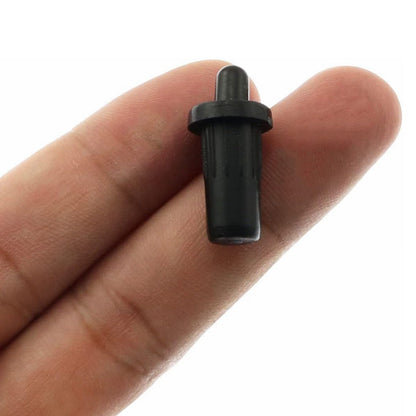 50 Pieces Plastic Spring Pivot Pins for Plantation Shutters - Black