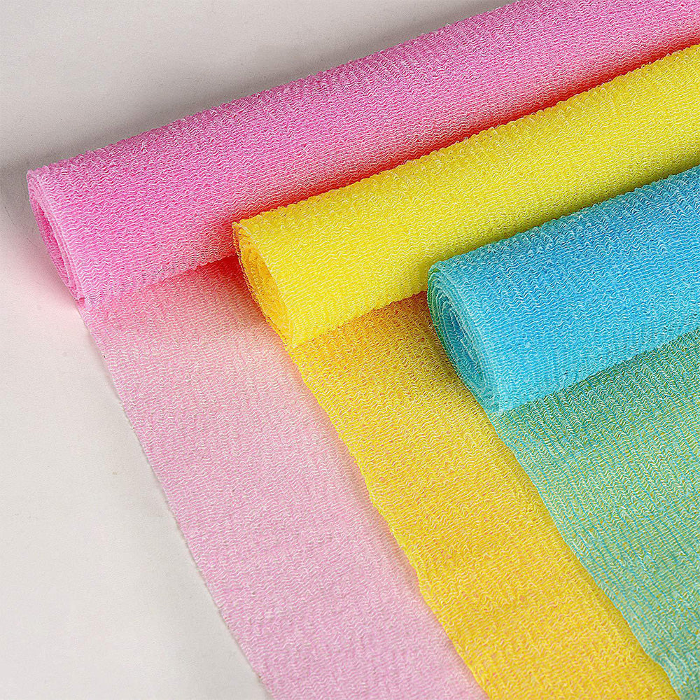 3Pcs Exfoliating Body Scrubber Back Scrubber for Shower
