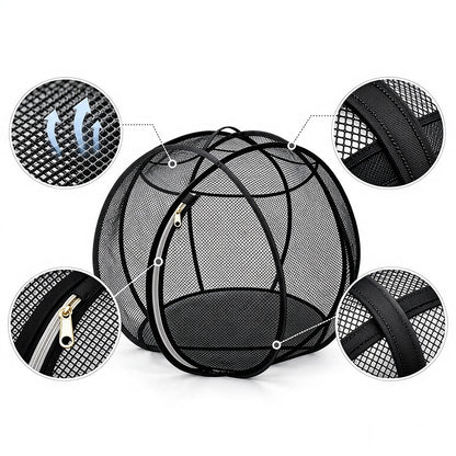 Cat Hamster Ball for Outside Rolling Cat Enclosure Pop Up Playpen - Black