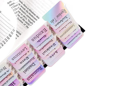 Laminated Bible Tabs Easy to Read and Apply Bible Tabs Bible Index Tabs